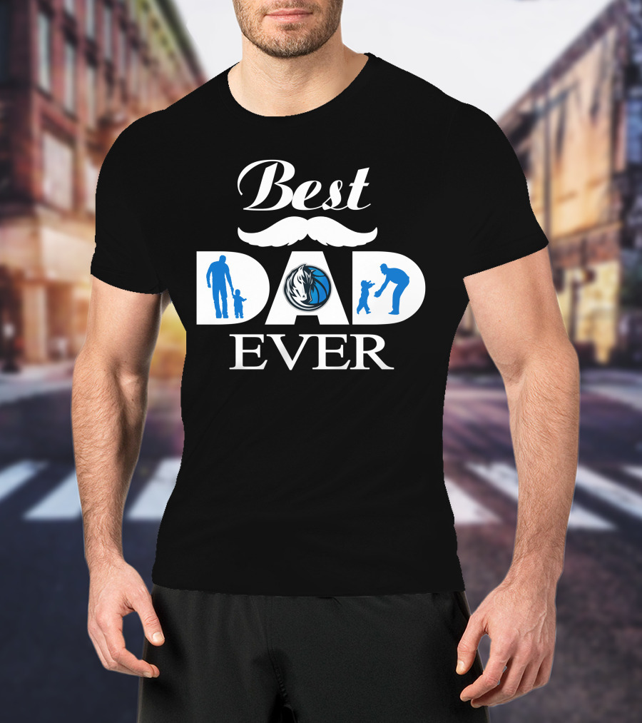 Best Dad Ever Dallas Mavericks Father's Day 189 T-Shirt