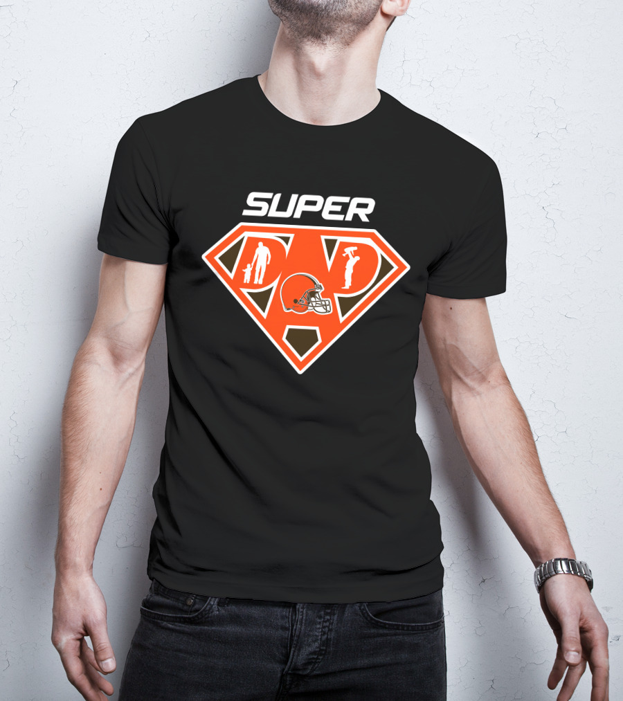 Cleveland Browns Super Dad Hero T-Shirt