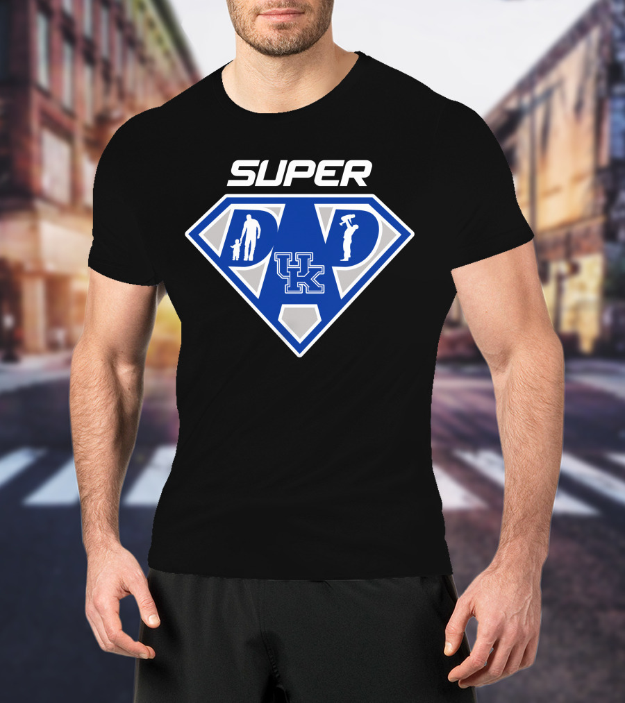 Super Dad Kentucky Wildcats Fan Heroic T-Shirt