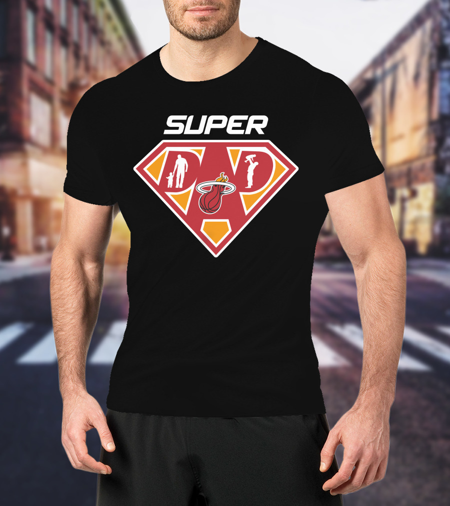 Super Miami Heat Dad T-Shirt