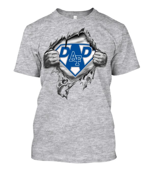 Air Force Falcons Super Dad Af Shield T-Shirt