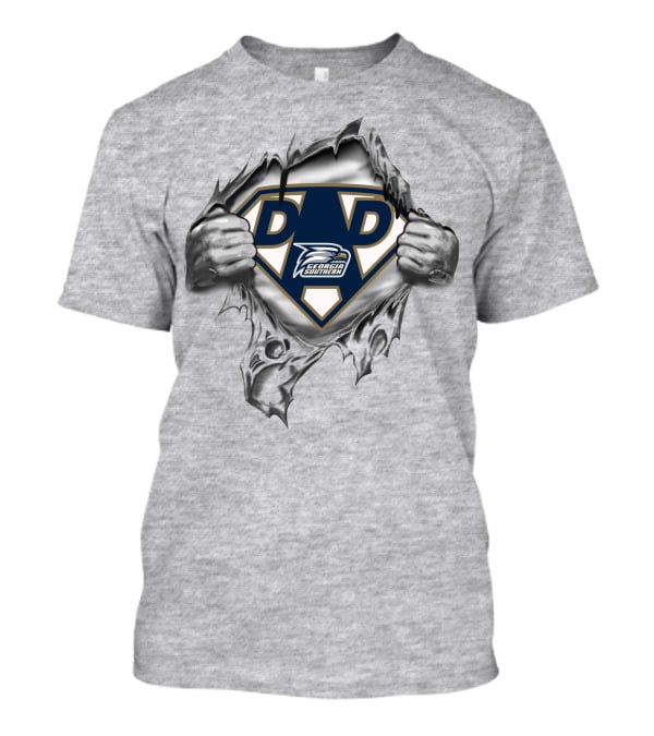 Georgia Southern Eagles Super Dad Iconic Emblem 63 T-Shirt