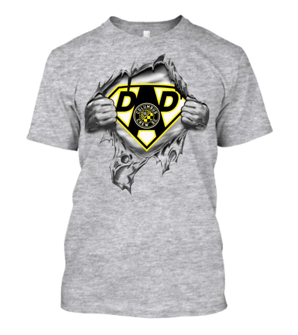 Columbus Crew Sc Super Dad Logo Superman Style T-Shirt