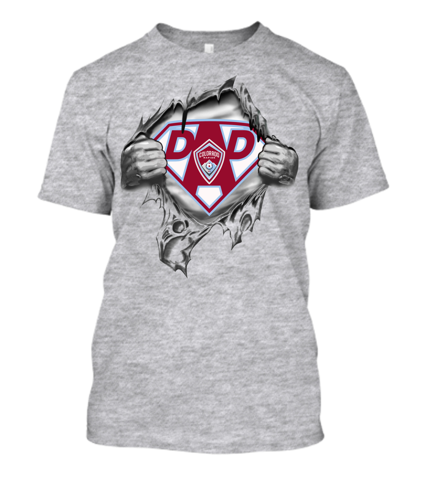 Colorado Rapids Super Dad Fan Hero Dp T-Shirt