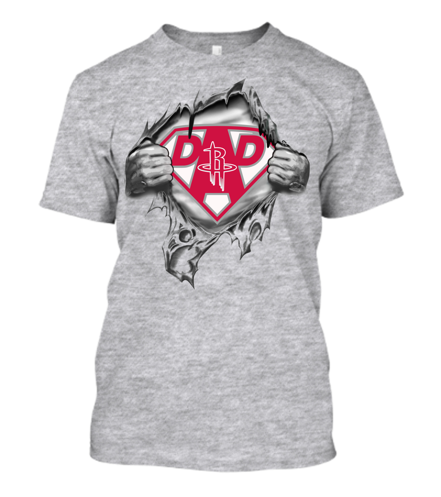 Houston Rockets Super Dad Double D T-Shirt