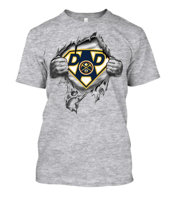 Denver Nuggets Super Dad Hero T-Shirt