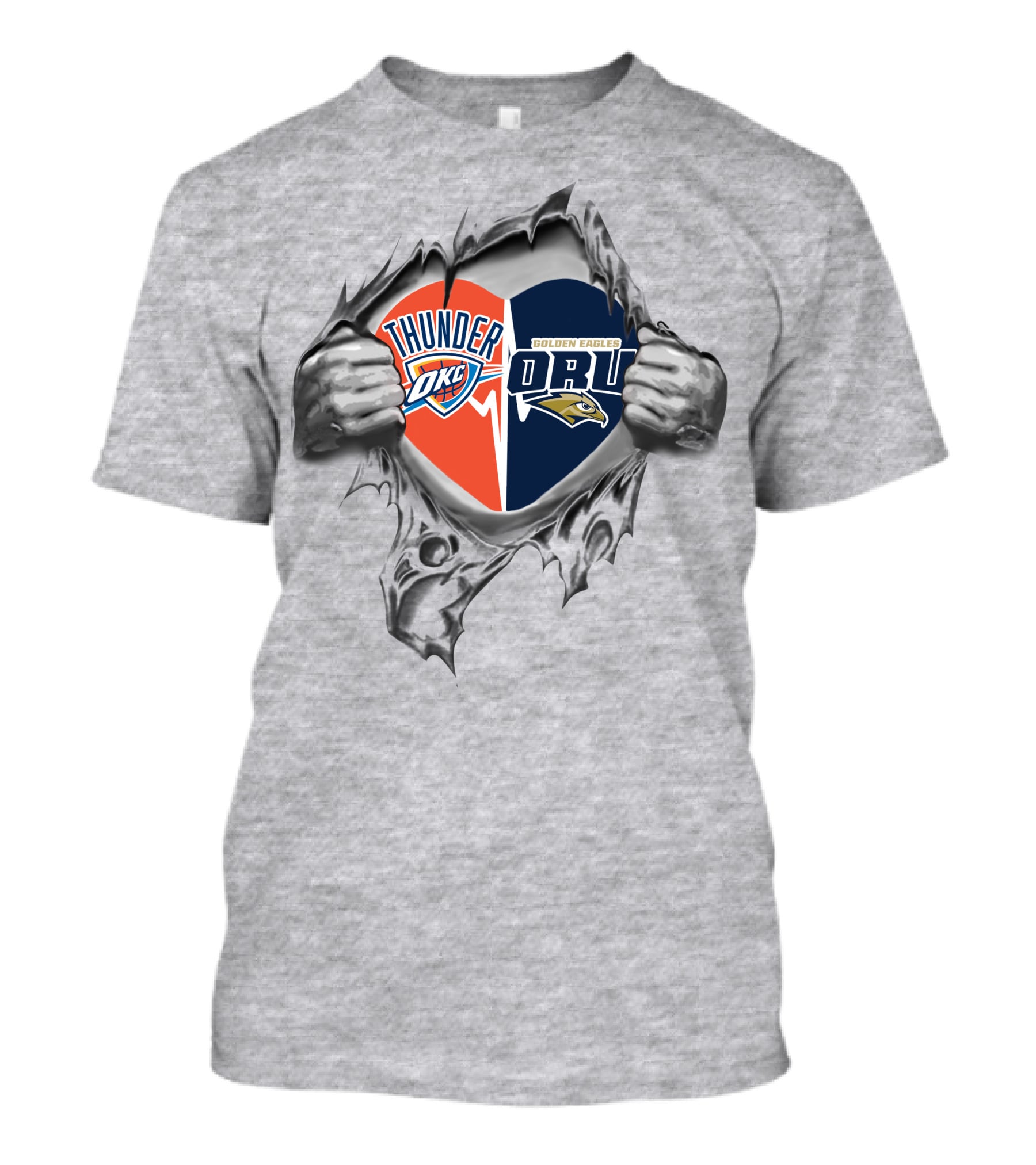 Thunder Okc Oru Golden Eagles It's In My Heart T-Shirt