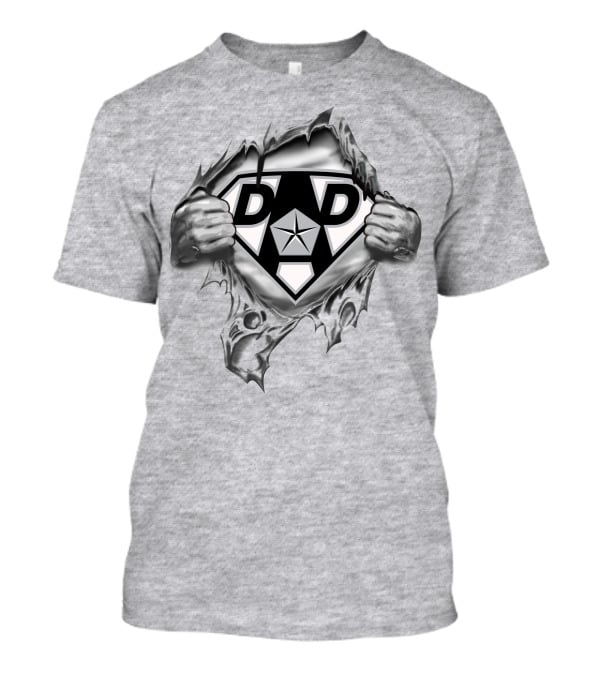 Chrysler Super Dad Superhero Star T-Shirt