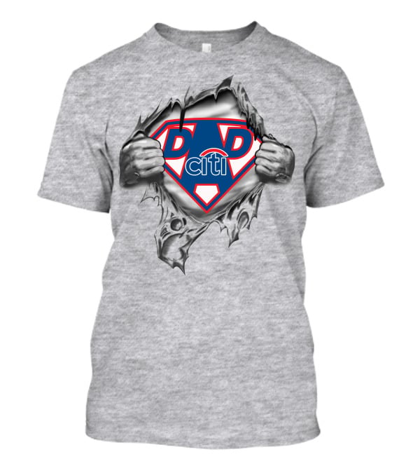 Citi Super Dad Emblem With Torn T-Shirt