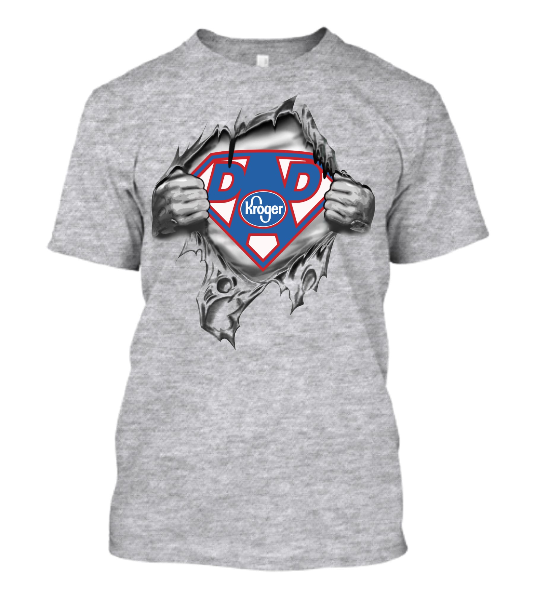 Kroger Super Dad Hero Emblem 447 T-Shirt