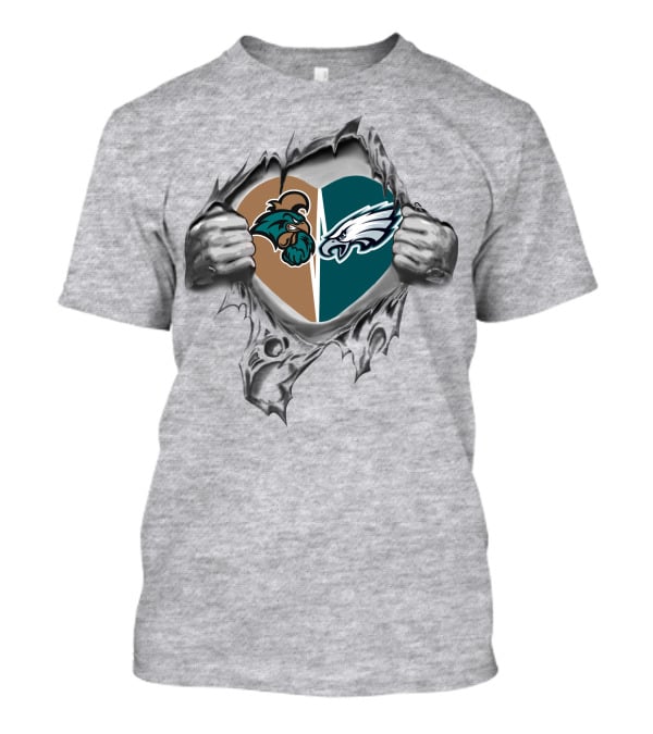 Eagles Coastal Carolina Chanticleers Heartbreaking Loyalty T-Shirt