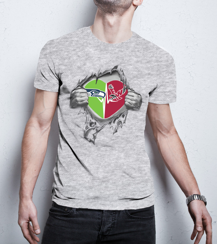 Seahawks Eastern Washington Eagles It's In My Heart T-Shirt