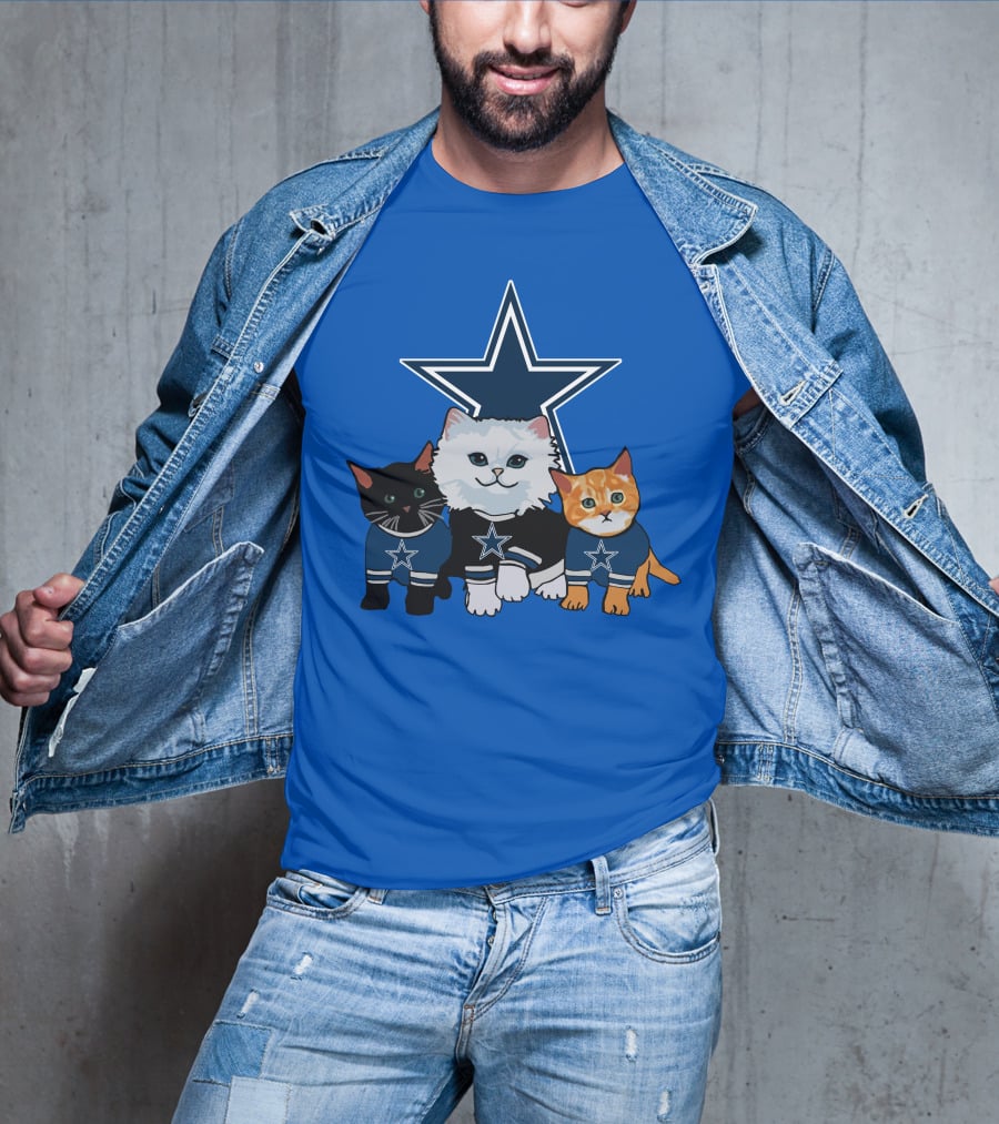 Dallas Cowboys Star Cats T-Shirt