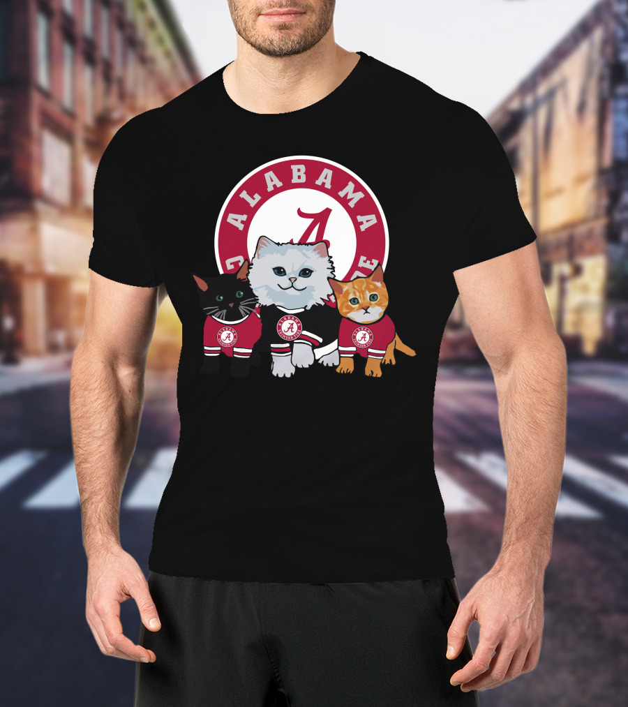 Alabama Crimson Tide Cats T-Shirt