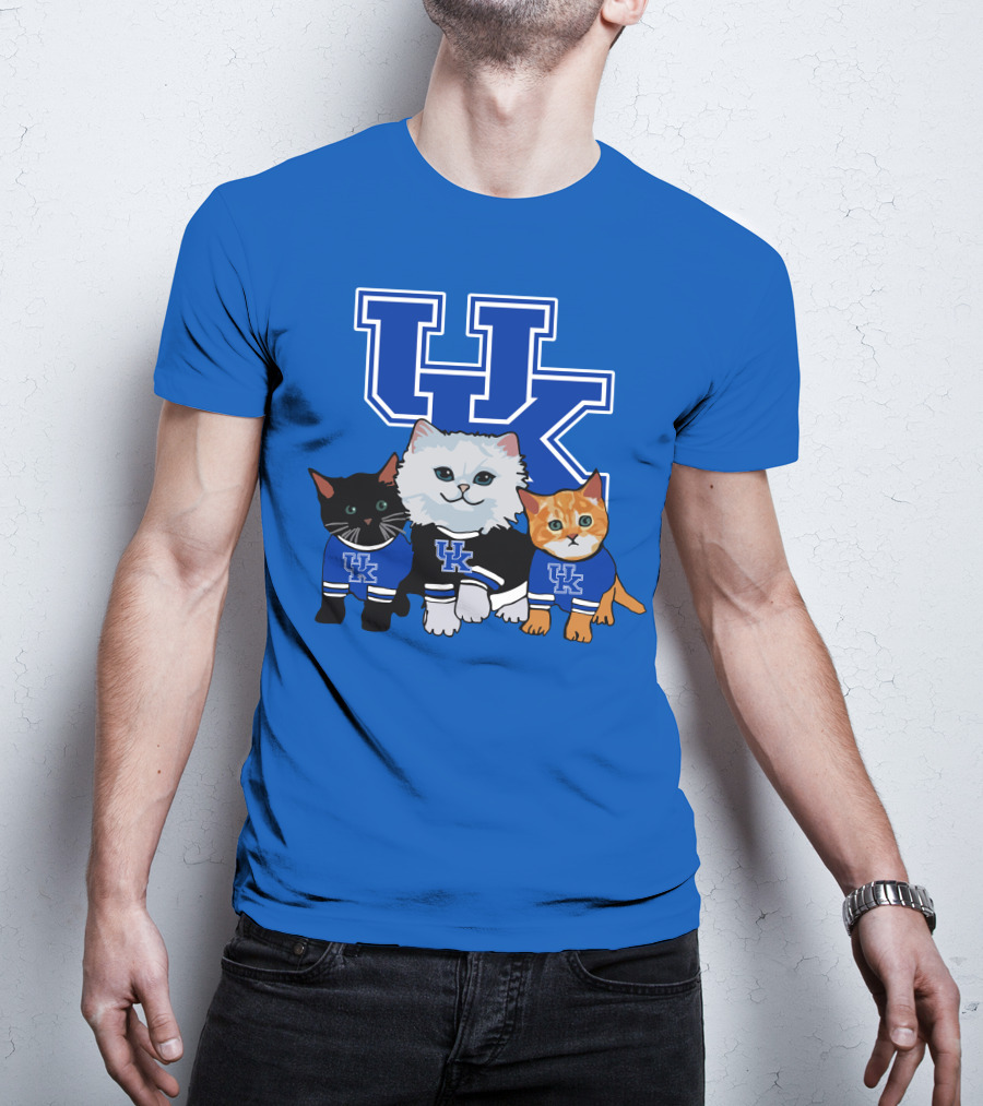 Kentucky Wildcats Cute Cats In UK Jerseys T-Shirt