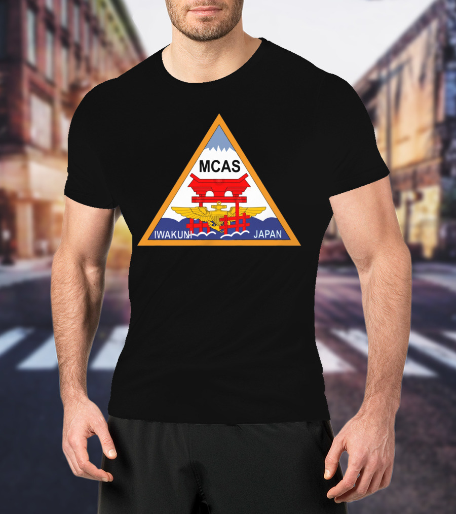MCAS Iwakuni Japan Torii Gate Emblem T-Shirt