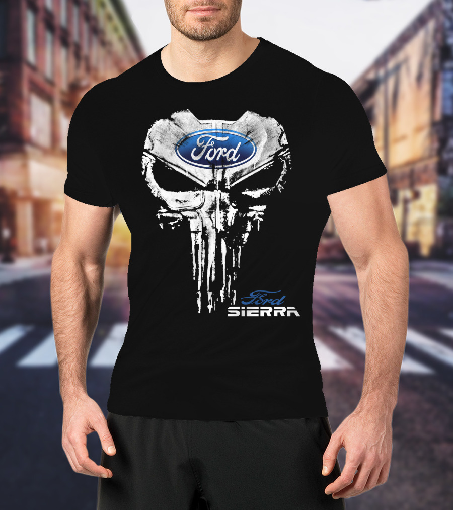 Ford Sierra Skull Emblem T-Shirt