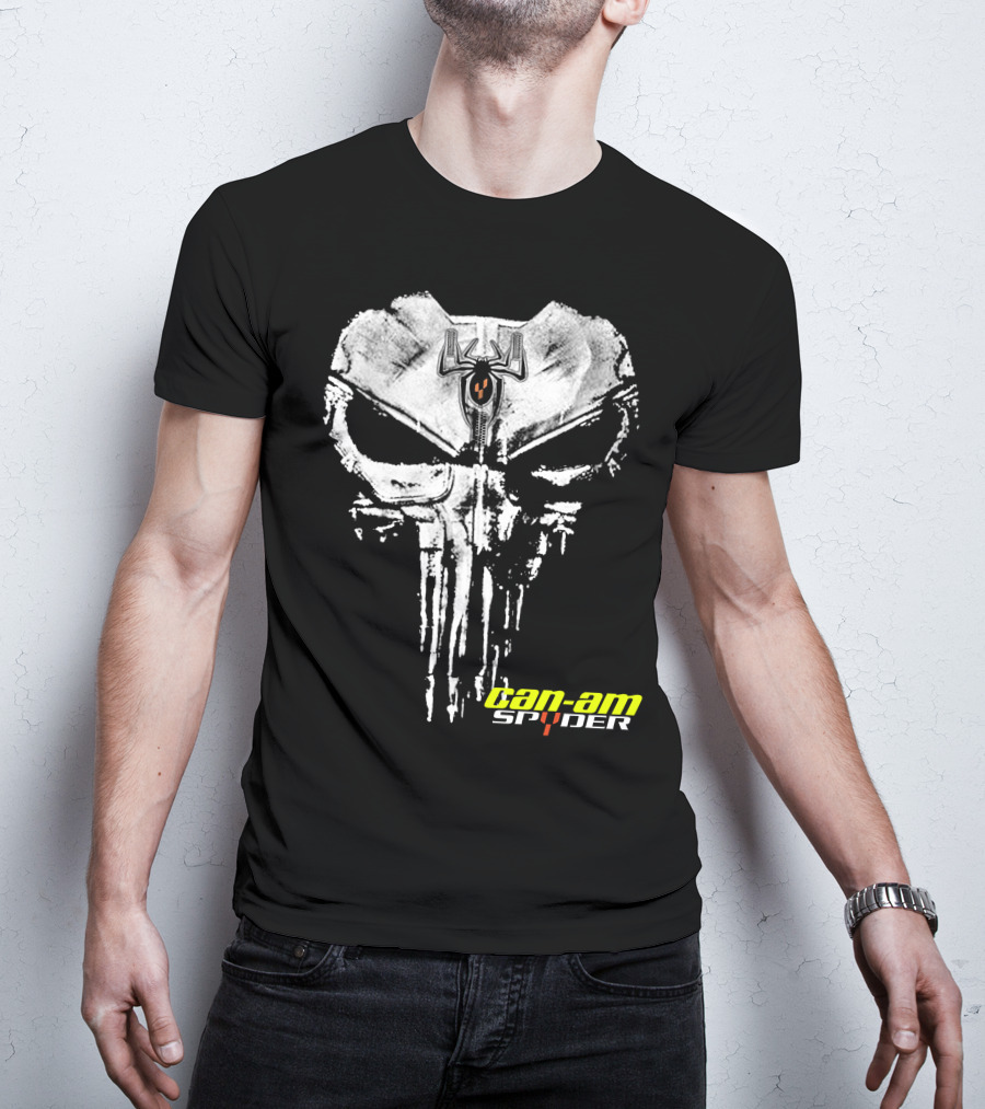 Can-Am Spyder Skull With Spider Emblem T-Shirt
