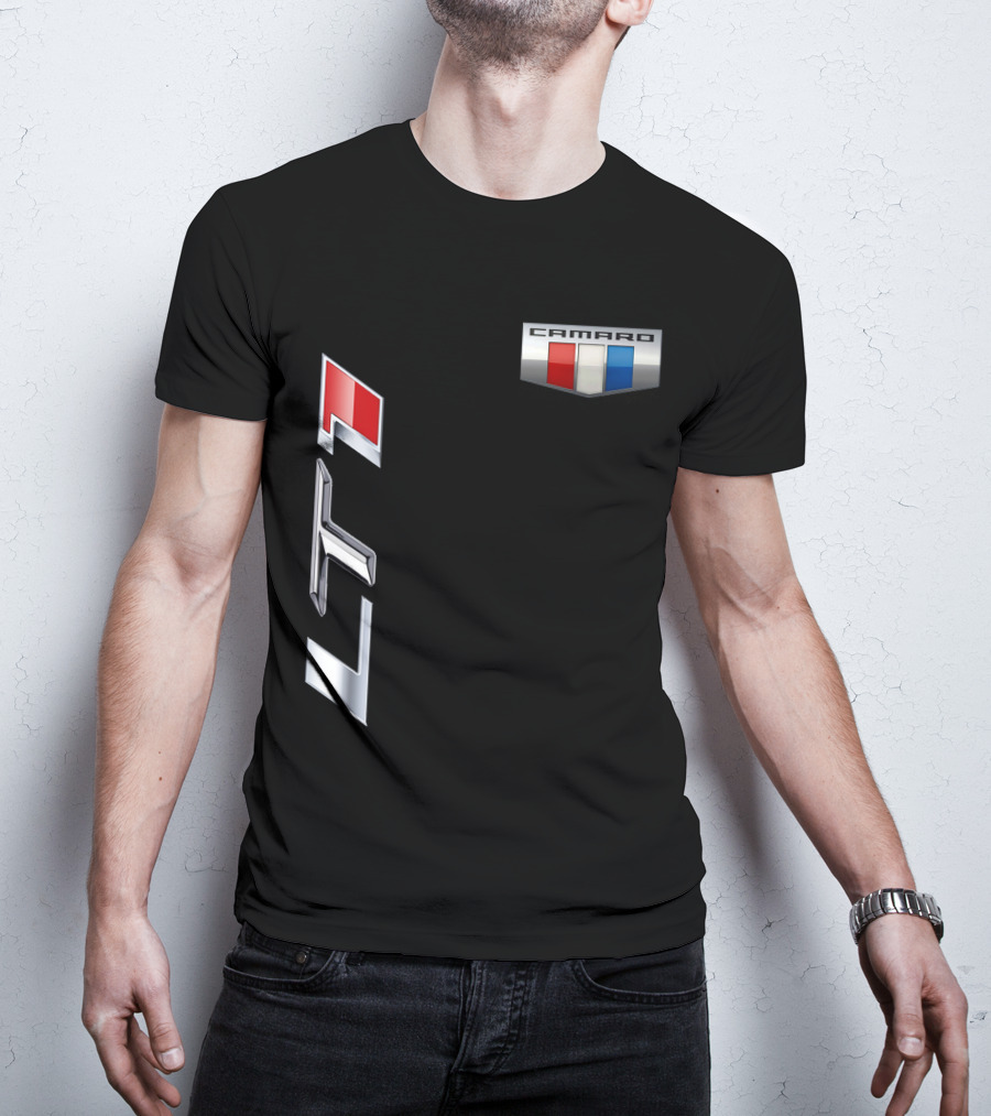Chevrolet Camaro LT1 Emblem With Iconic Red White Blue Badge T-Shirt