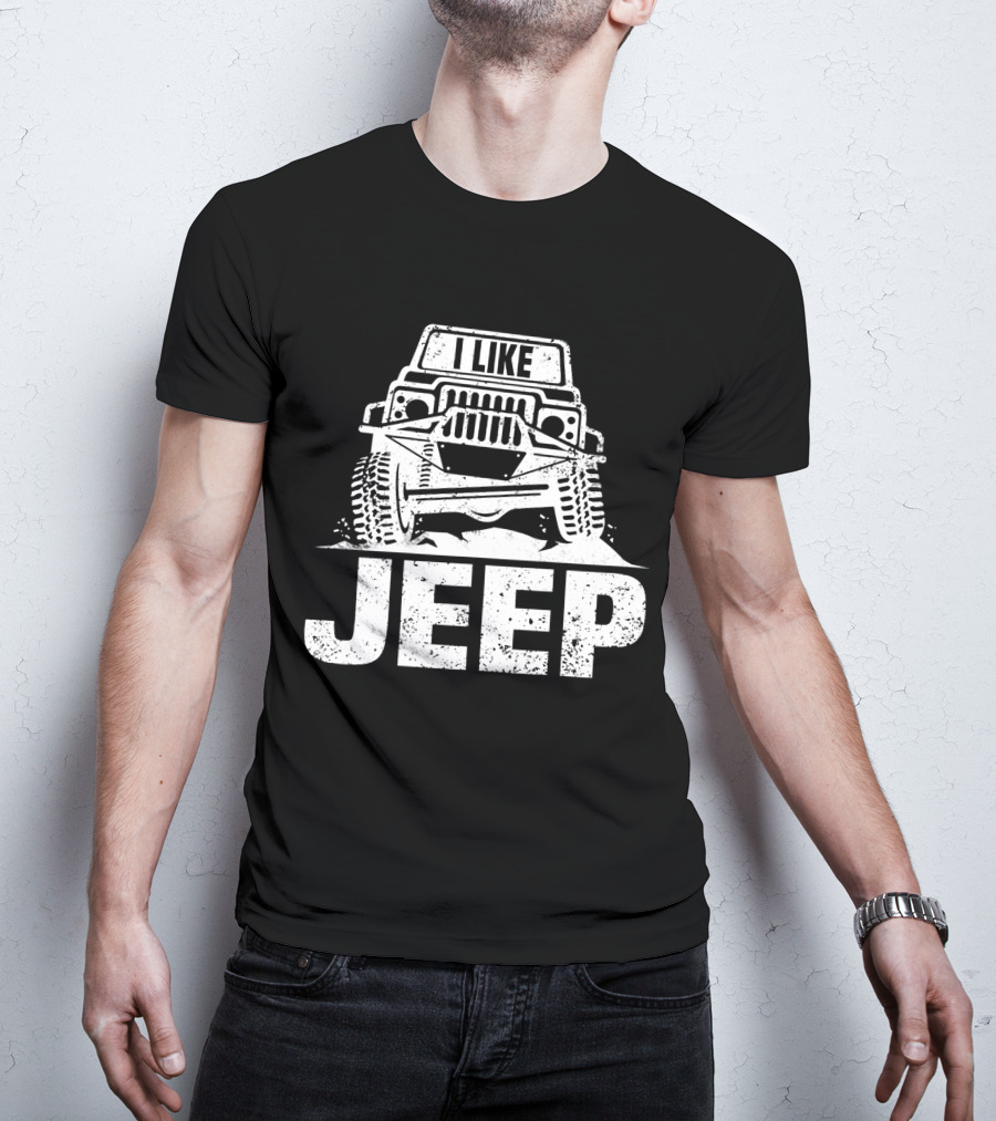 I Like JEEP Rugged Adventure 4x4 Offroad T-Shirt