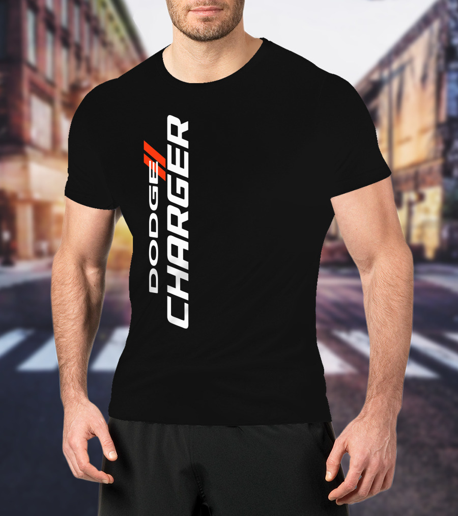 Dodge Charger Vertical Performance Stripe T-Shirt