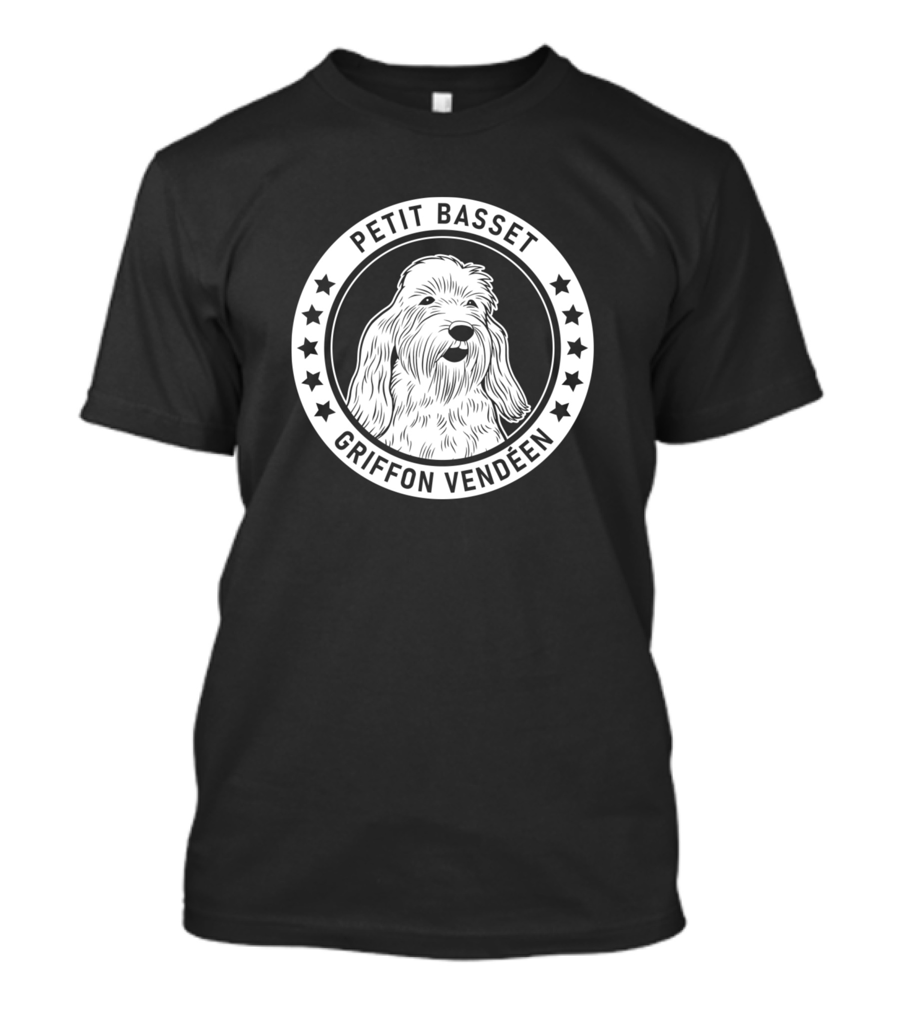 Petit Basset Griffon Vendéen Fan Club Badge T-Shirt