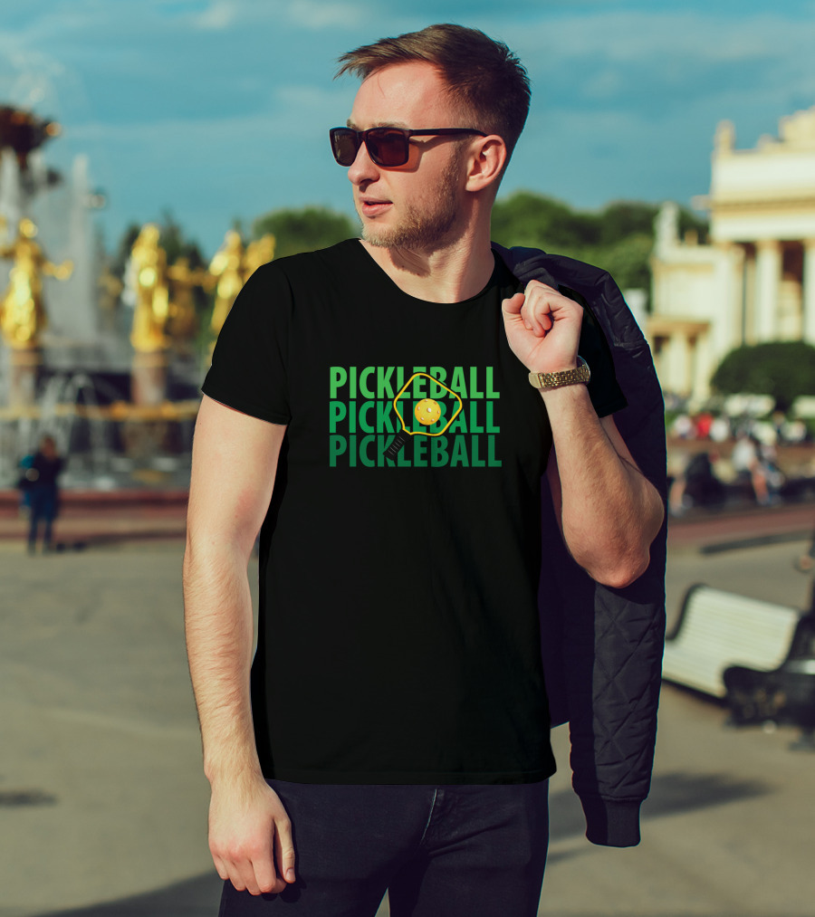 PICKLEBALL PICKLEBALL PICKLEBALL Paddle And Ball T-Shirt