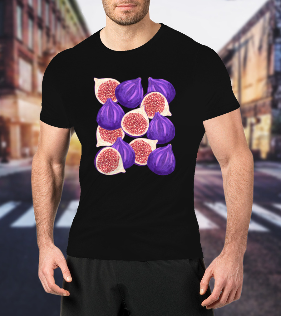 Purple Figs Fruit T-Shirt