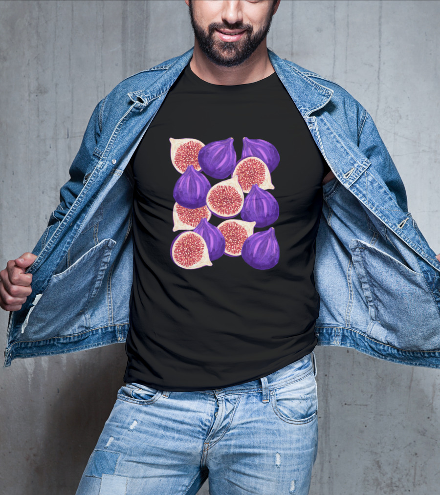 Purple Figs Fruit T-Shirt
