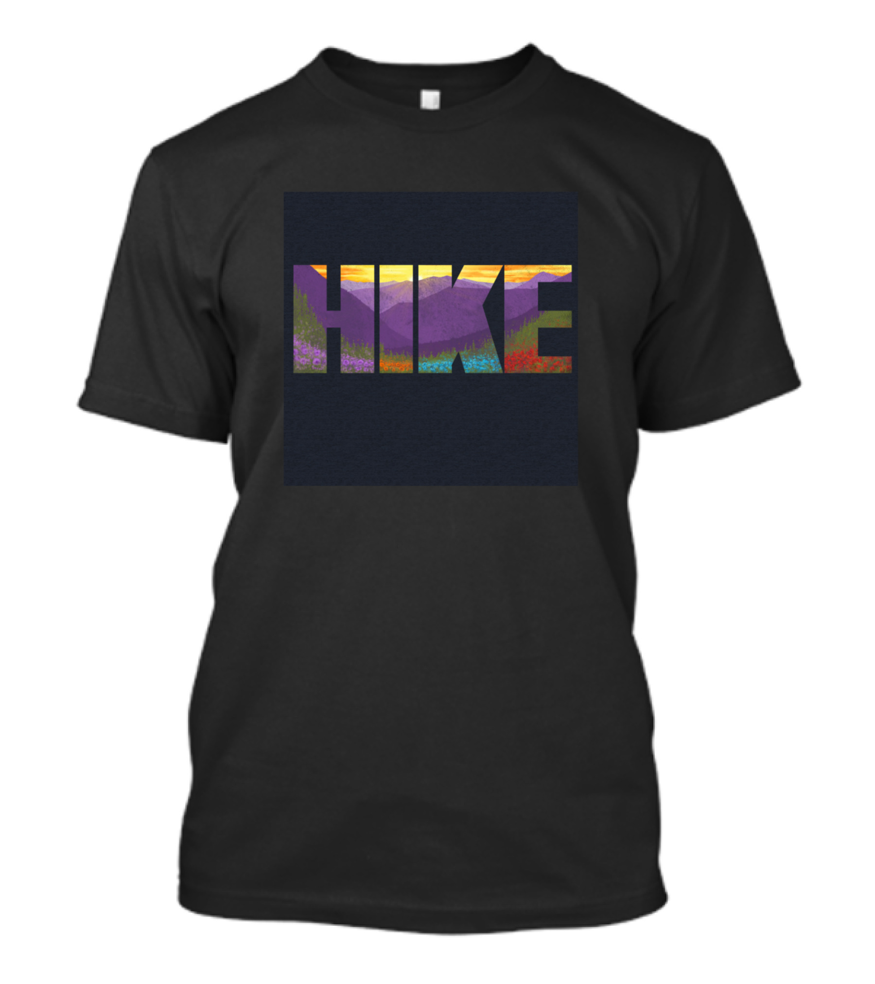 HIKE Mountain Sunset Nature Landscape T-Shirt