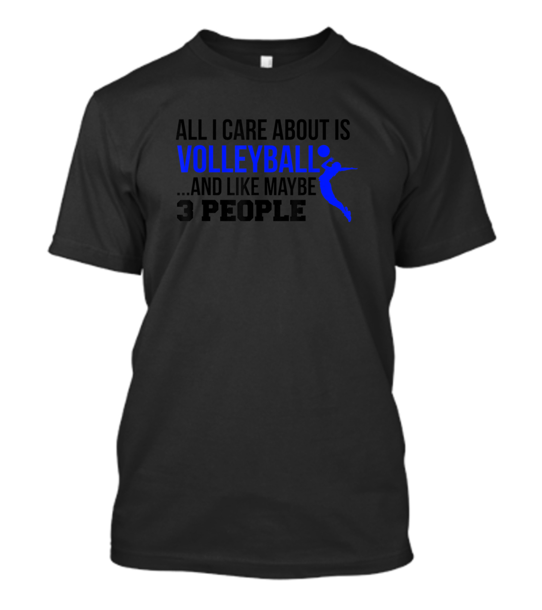 All I Care About Is Volleyball And Maybe 3 People T-Shirt