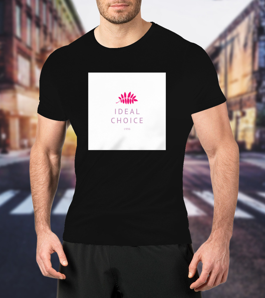 IDEAL CHOICE 1996 Floral Emblem T-Shirt