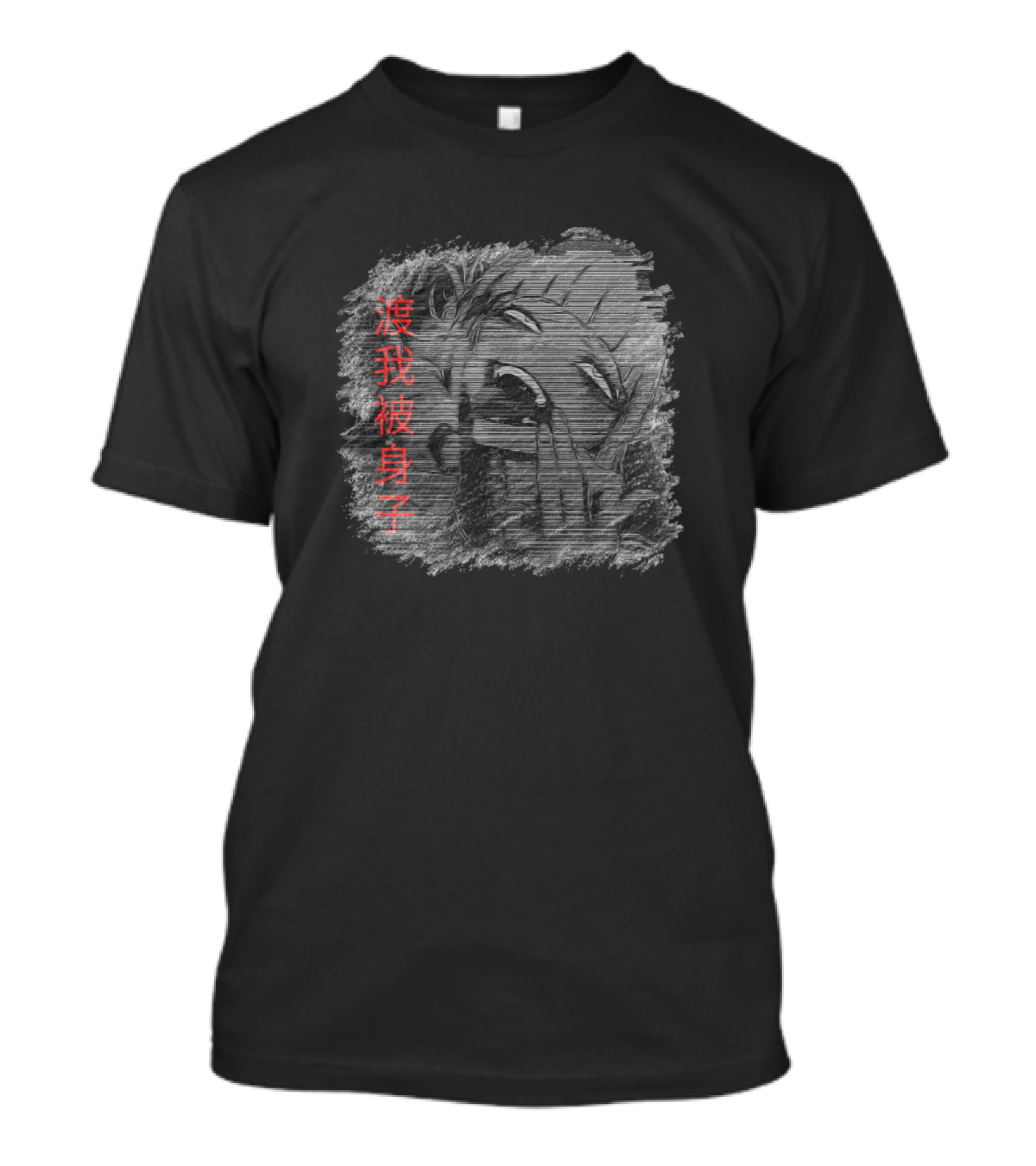 Himiko Toga  Monochrome Sketch Style Anime Character T-Shirt