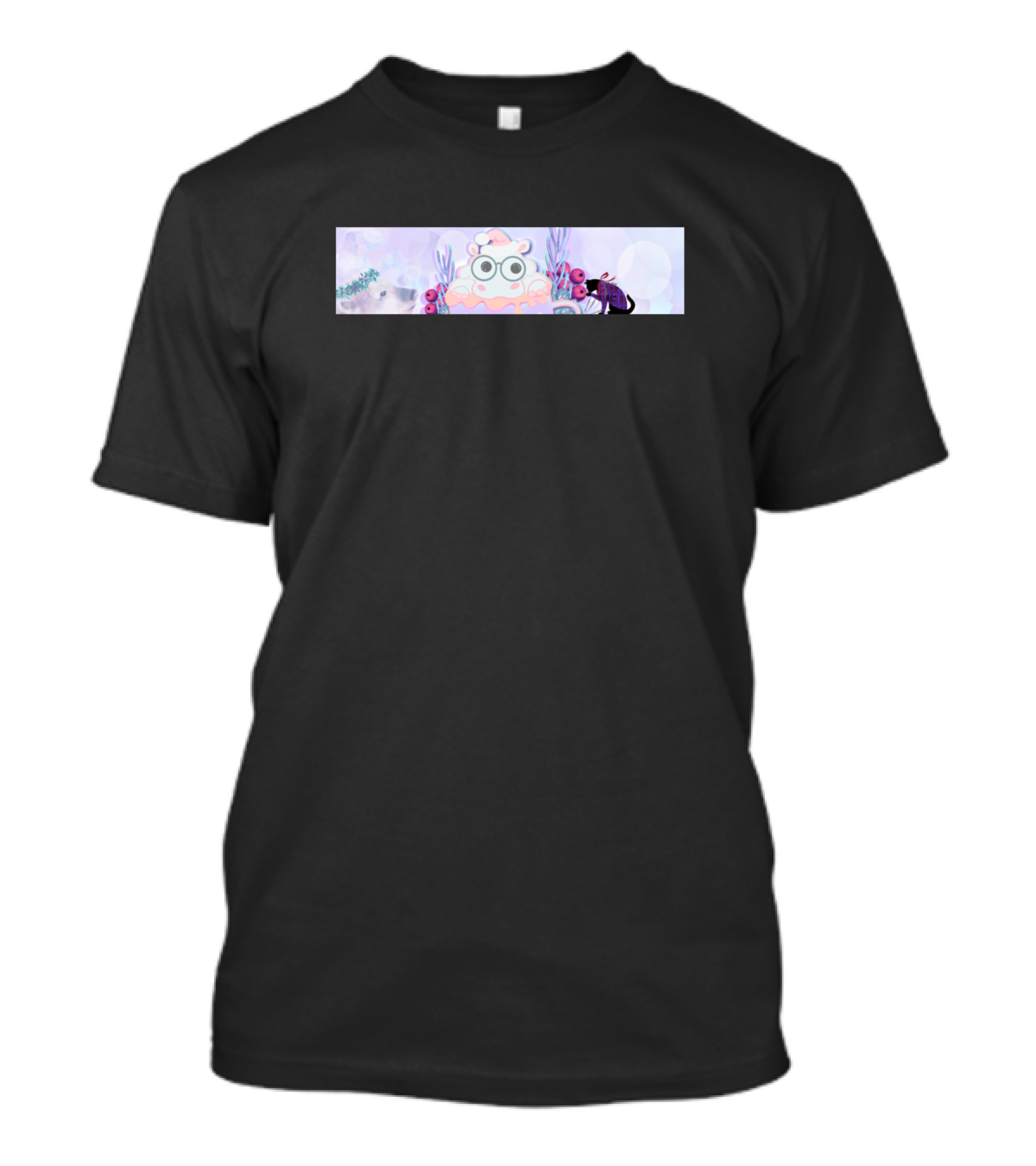 Hippopotamus Hot Coco Cozy Wonderland T-Shirt