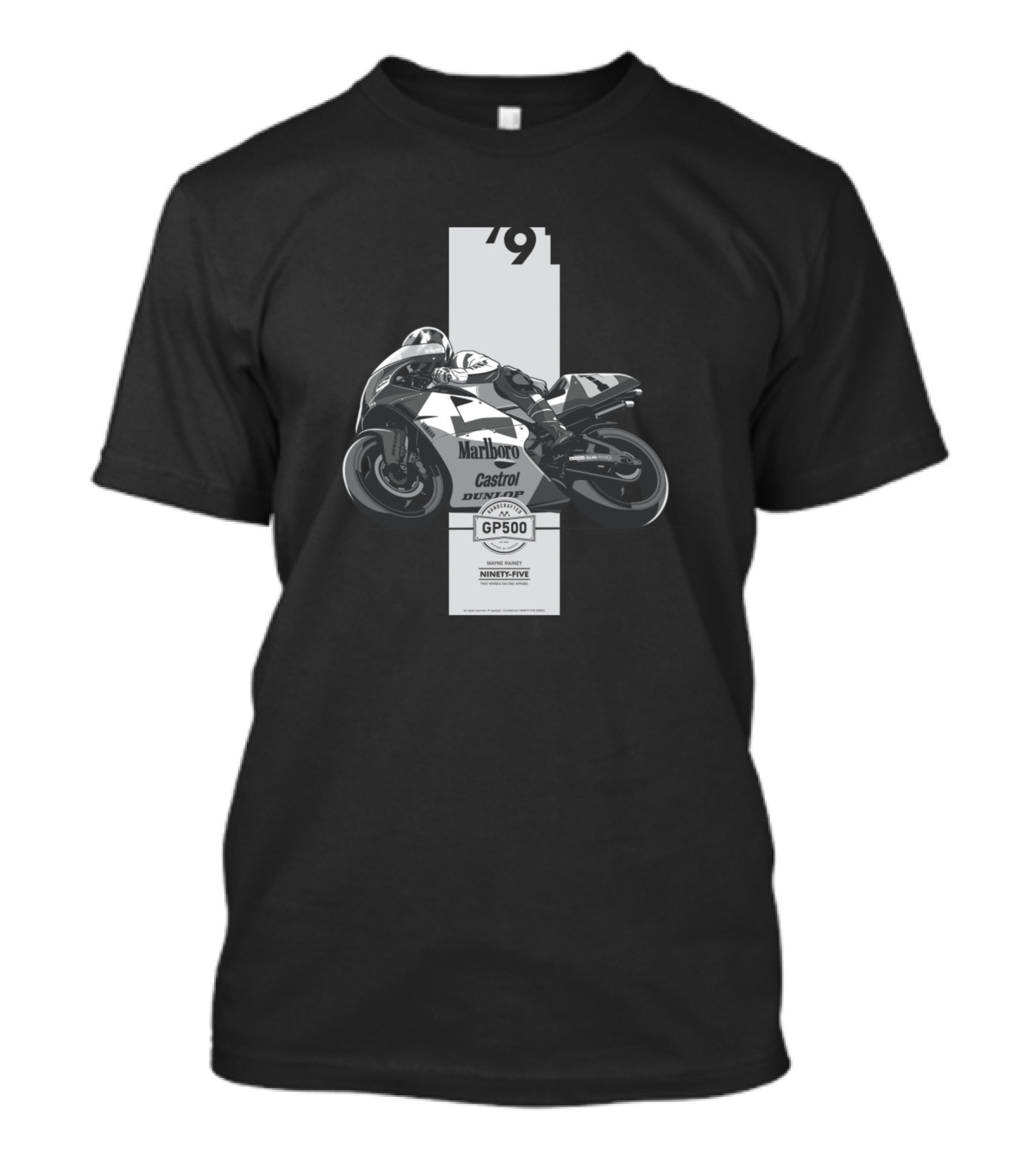History Of Success 1991 Wayne Rainey GP500 Marlboro Racing Legend T-Shirt