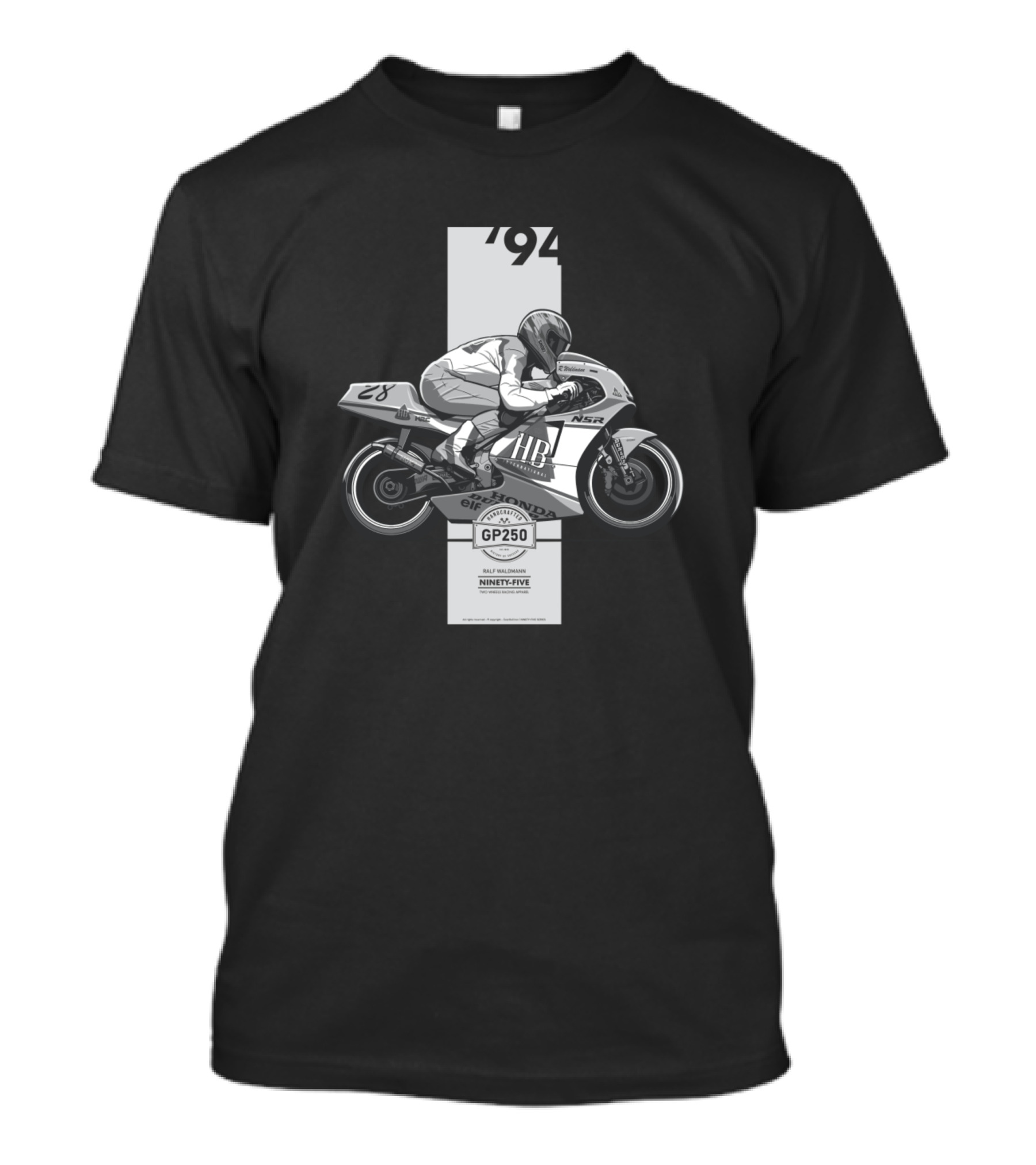 History Of Success 1994 Ralf Waldmann GP250 Racing Honda 28 T-Shirt