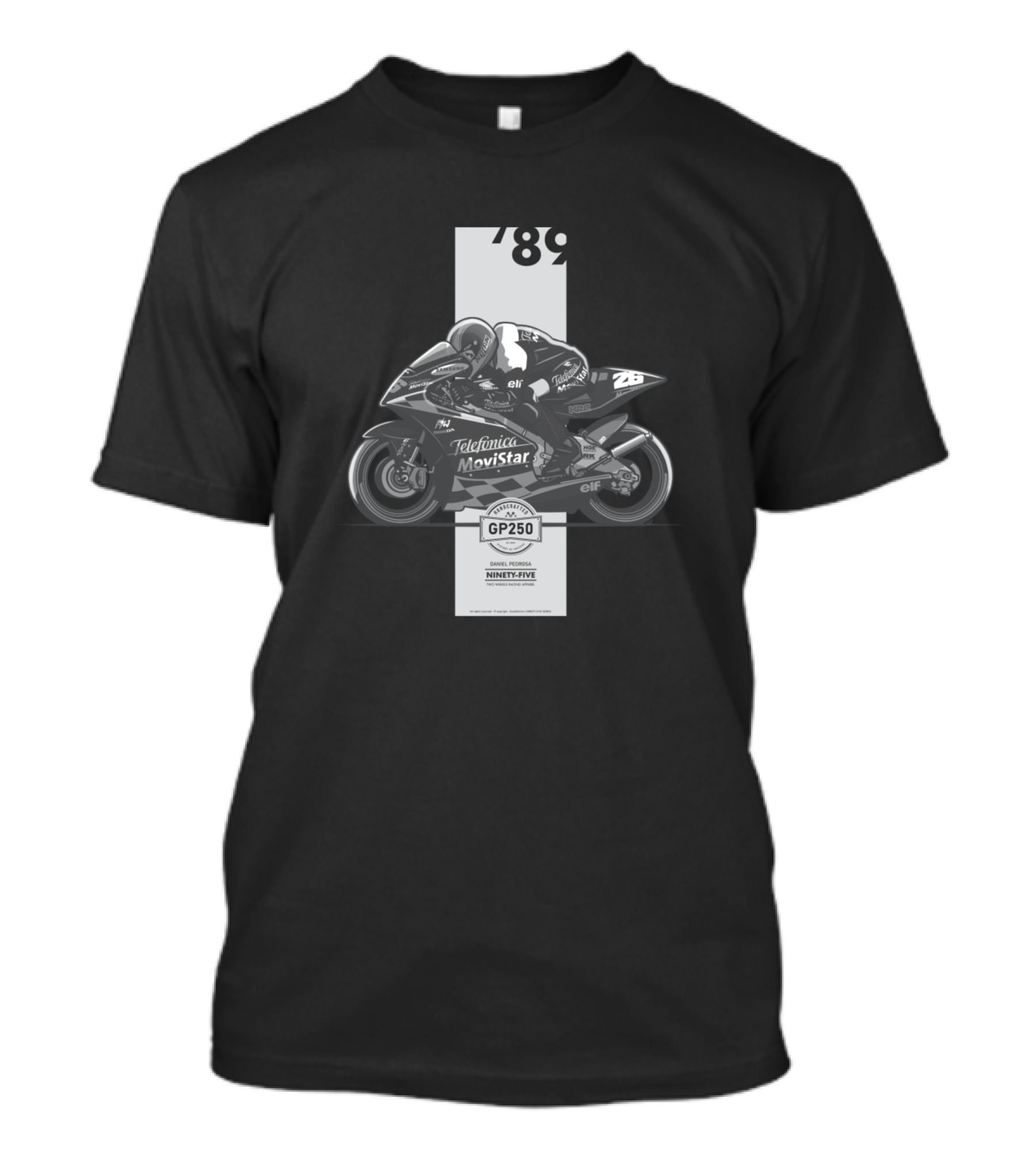 History Of Success 2004 Daniele Pedrosa GP250 Telefónica Movistar Racing T-Shirt