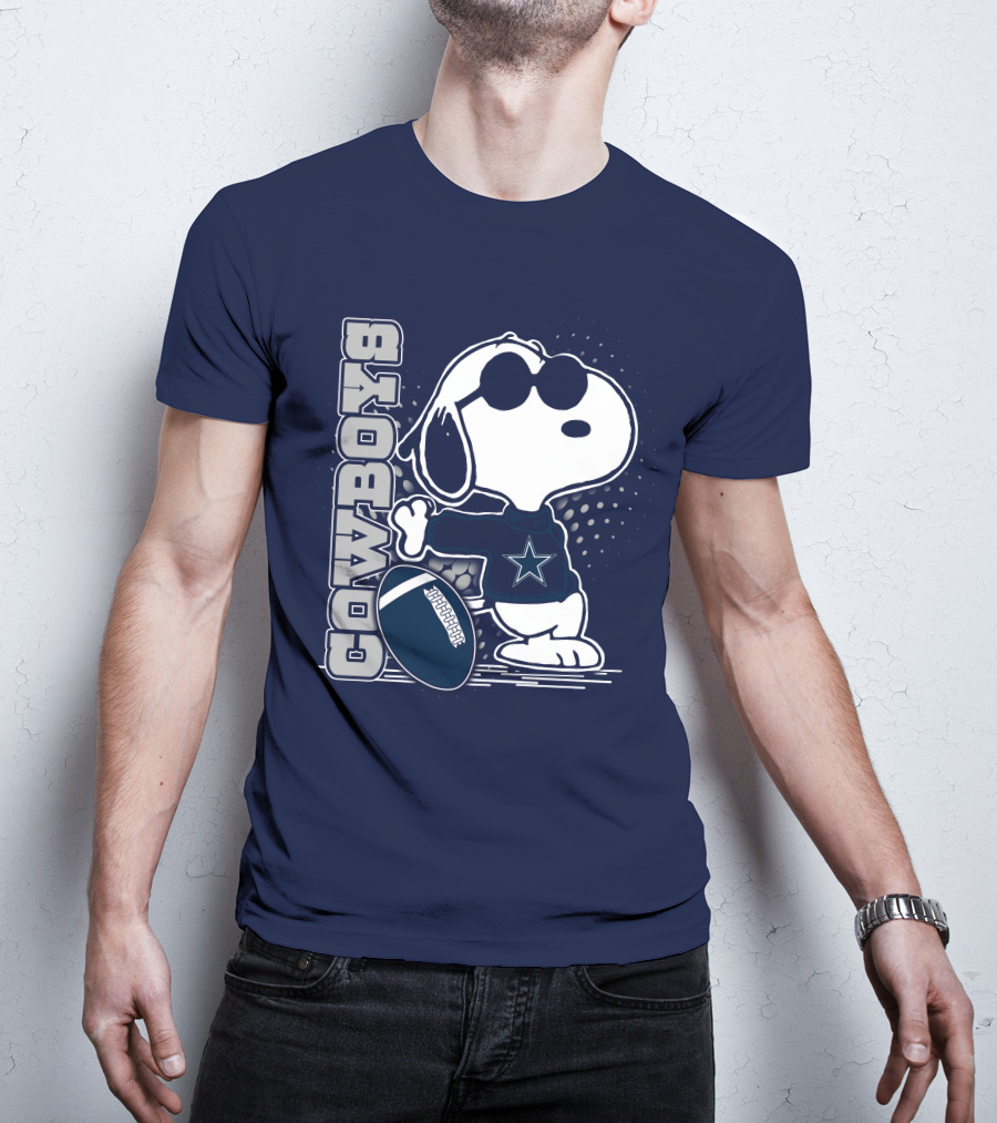 Cowboys Snoopy Football Star T-Shirt