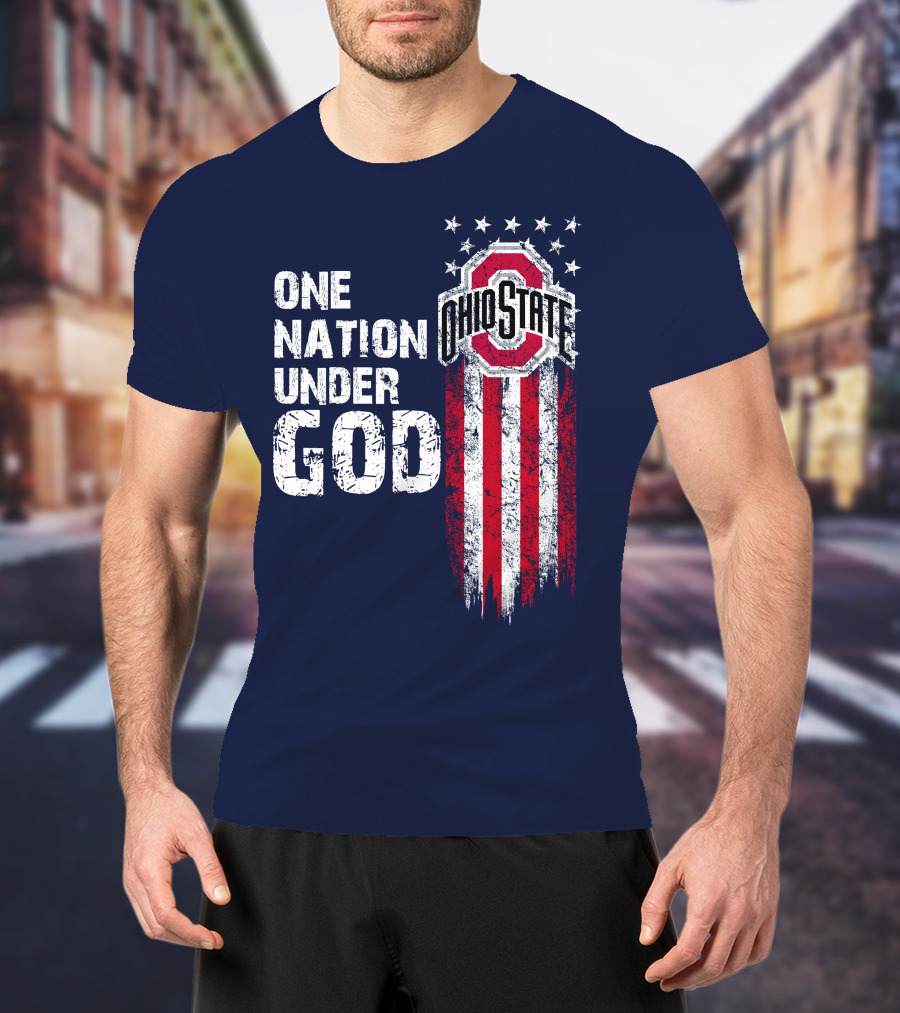 Ohio State Buckeyes One Nation Under God T-Shirt
