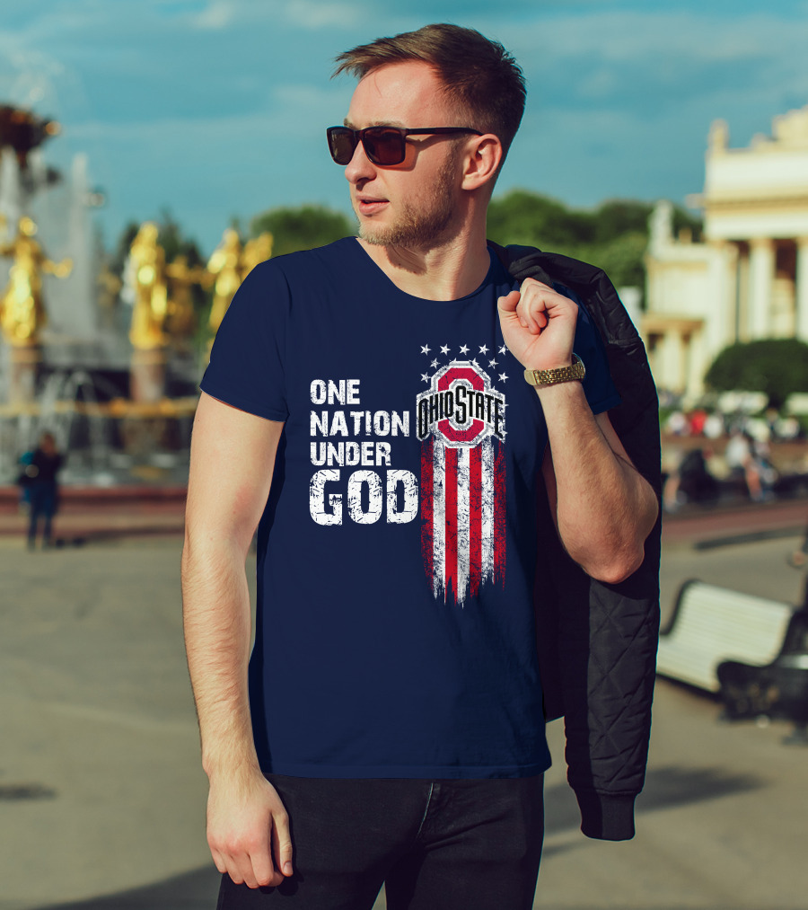 Ohio State Buckeyes One Nation Under God T-Shirt