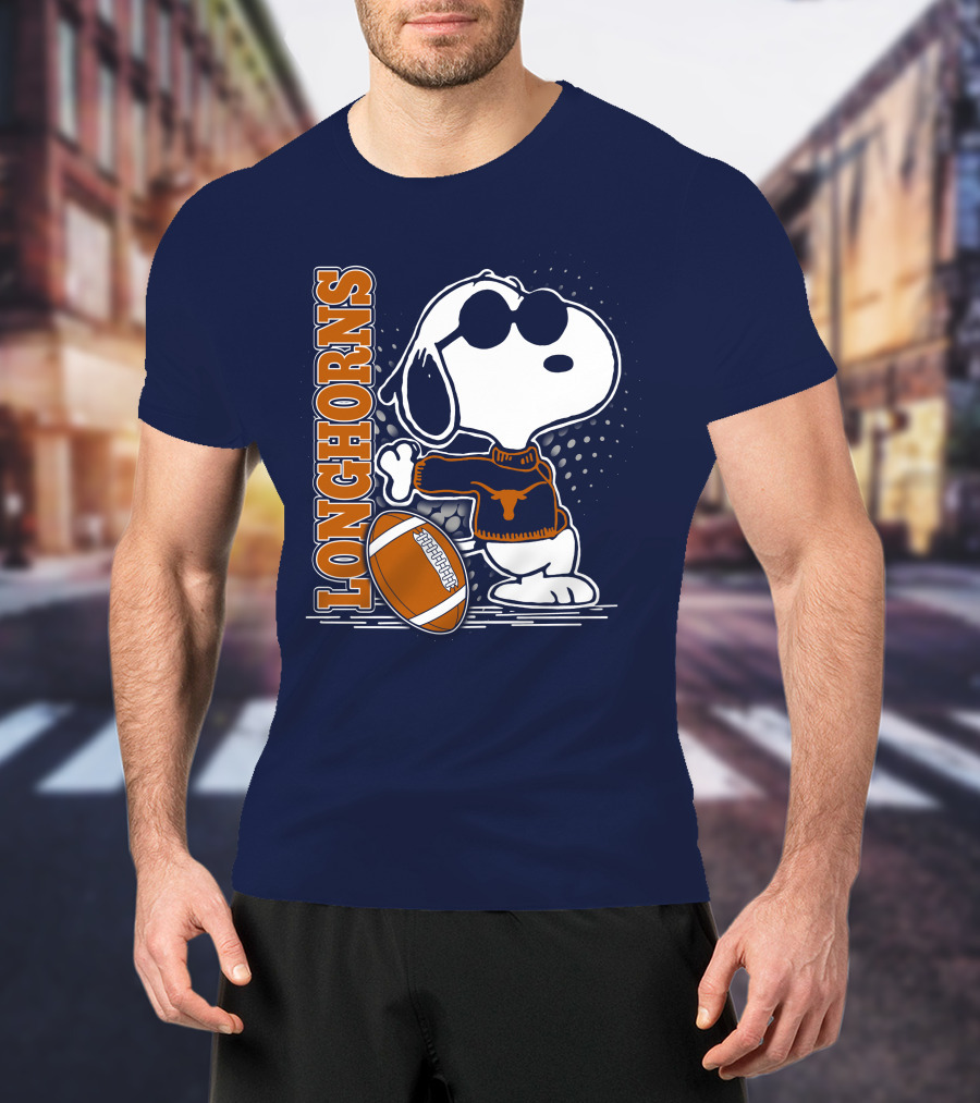 Longhorns Football Snoopy T-Shirt