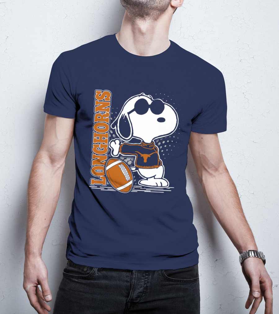 Longhorns Football Snoopy T-Shirt