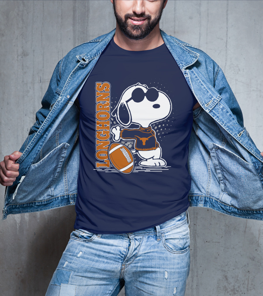 Longhorns Football Snoopy T-Shirt