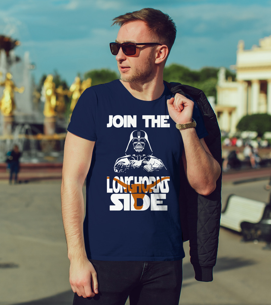 Join The Longhorns Side T-Shirt