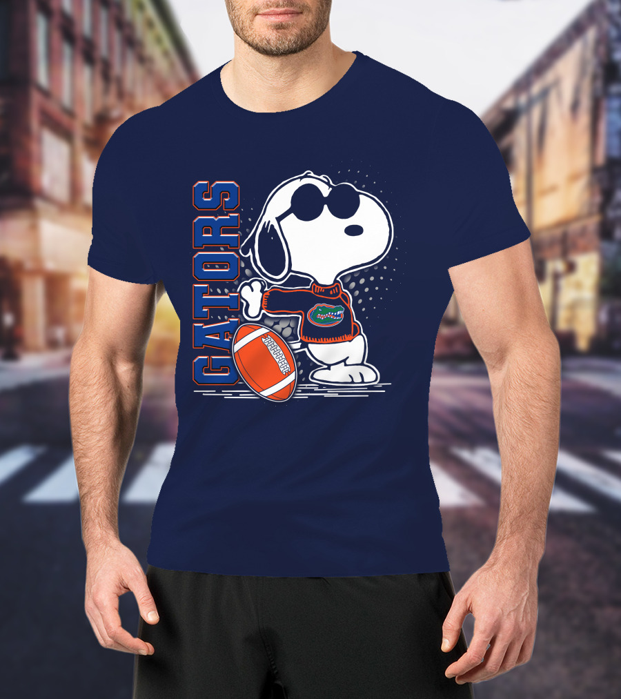 Gators Snoopy Football Florida T-Shirt
