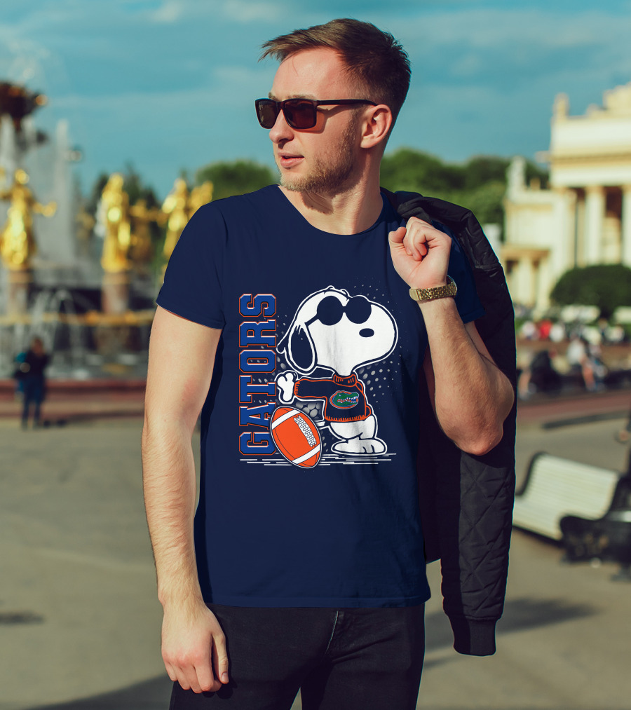 Gators Snoopy Football Florida T-Shirt
