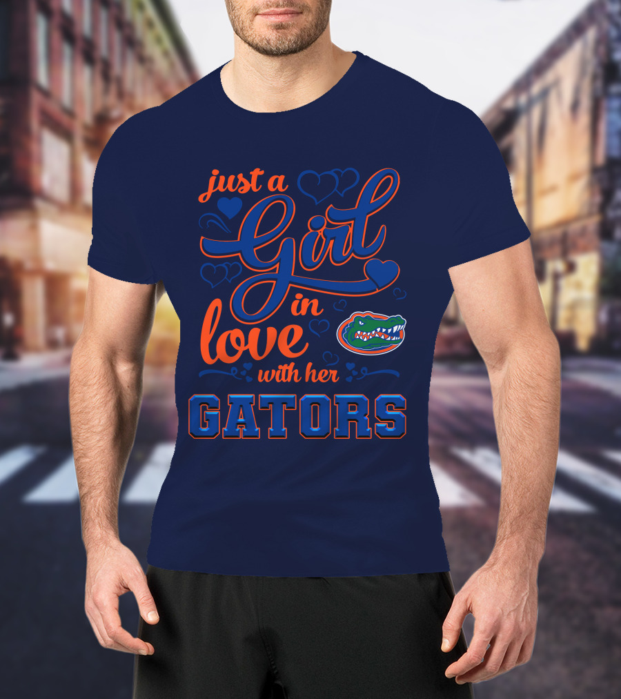 Just A Girl In Love With Her Florida Gators T-Shirt