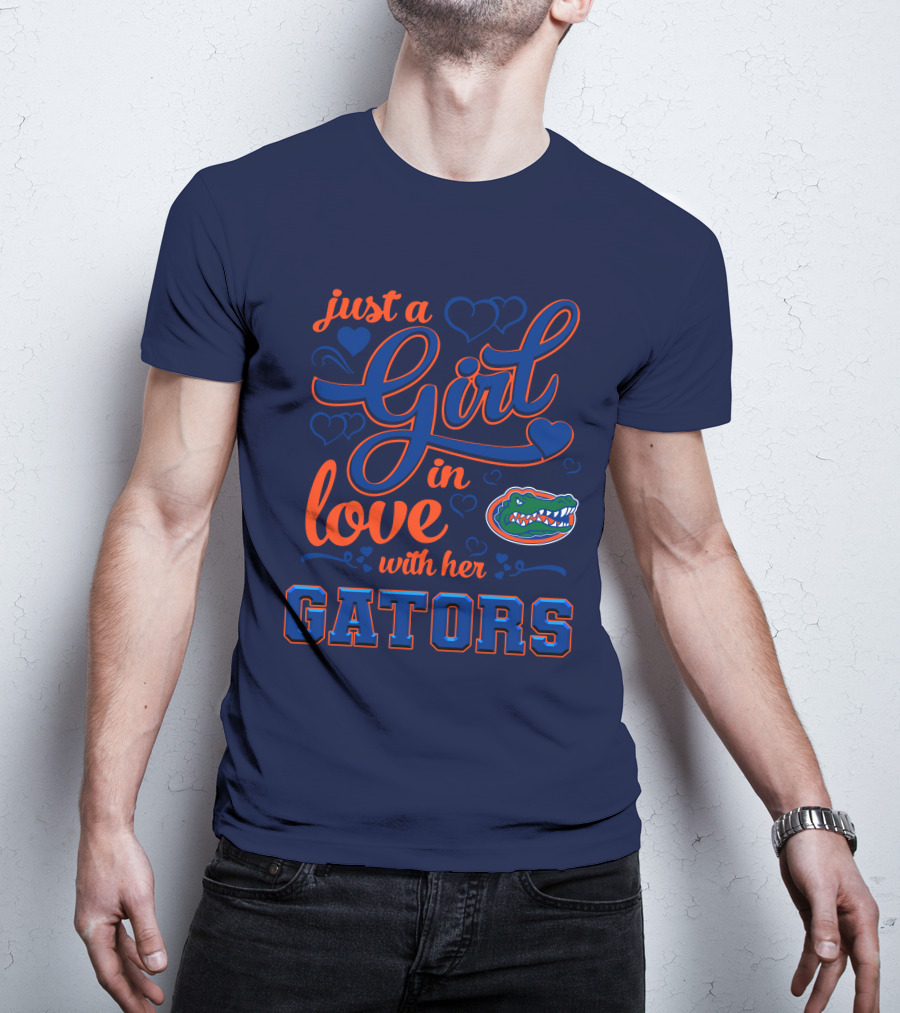 Just A Girl In Love With Her Florida Gators T-Shirt
