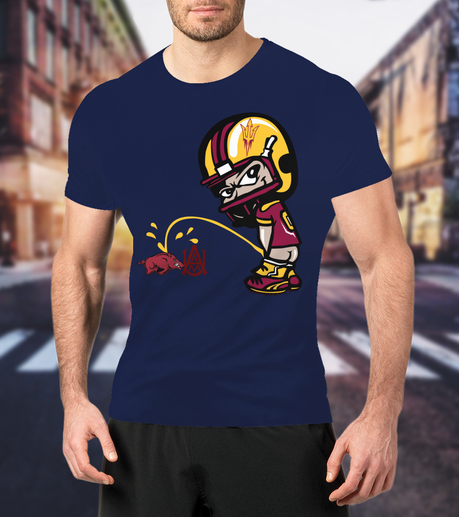 Arizona State Sun Devils Rivalry Game With Arkansas Razorbacks T-Shirt