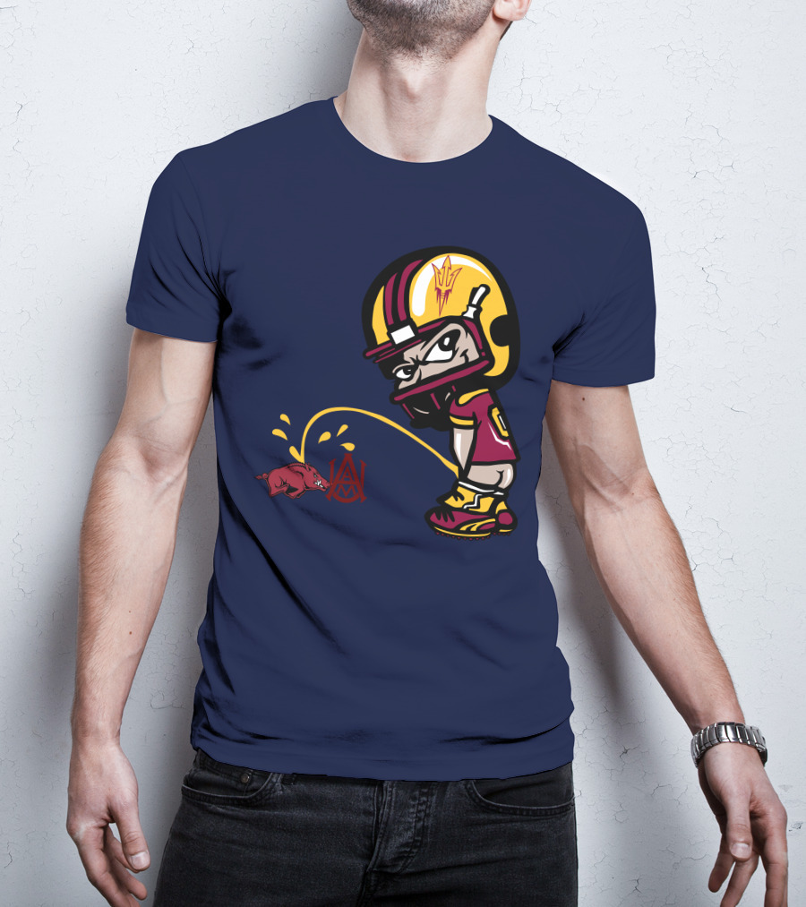 Arizona State Sun Devils Rivalry Game With Arkansas Razorbacks T-Shirt